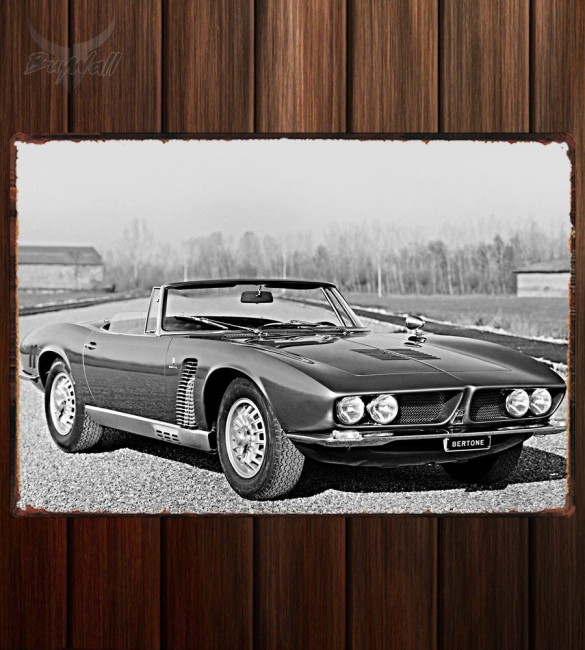 Металлическая табличка Iso Grifo Spider Металлическая табличка Iso Grifo Spider
